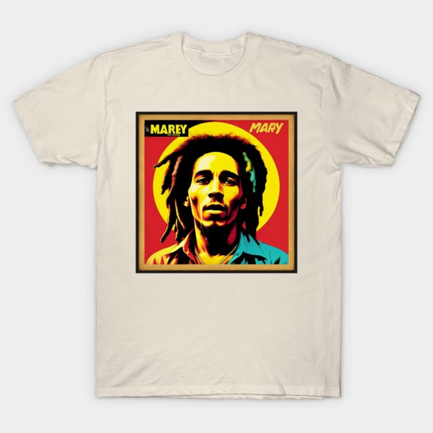 Reggae Music Legend Vinyl Record Artwork II T-Shirt by musicgeniusart